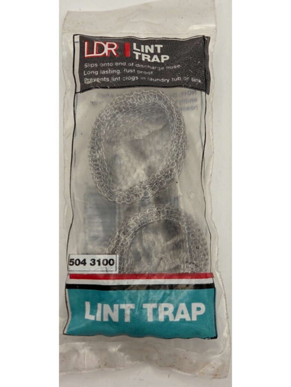 LDR Lint Trap 5043100 Washing Machine Hose Mesh Filter Laundry Sink 2 Pack